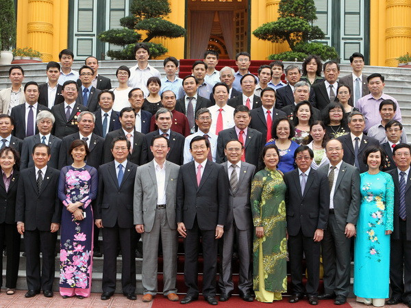 Chủ tịch nước gặp Đoàn đại biểu Luật gia tiêu biểu toàn quốc ảnh 1