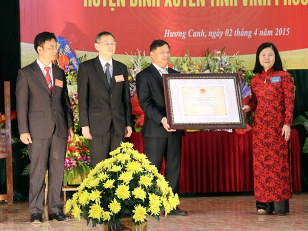 Lễ hội kéo song thị trấn Hương Canh là Di sản văn hóa phi vật thể ảnh 1