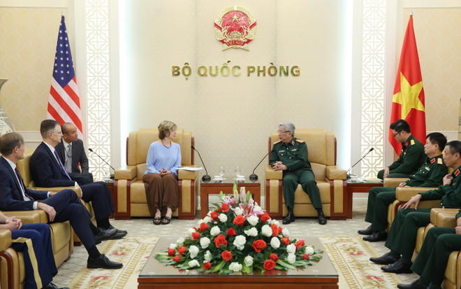 Thượng tướng Nguyễn Chí Vịnh làm việc với Phó Tổng Giám đốc USAID ảnh 1