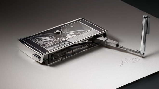 Choáng với chiếc máy viết chữ ký bỏ túi giá hơn 8 tỷ đồng ảnh 1