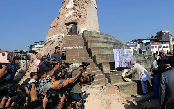 Nepal tưởng niệm một năm thảm họa động đất kinh hoàng ảnh 1