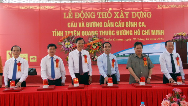 Khởi công dự án cầu Bình Ca trị giá hơn 1.000 tỷ đồng tại Tuyên Quang ảnh 1