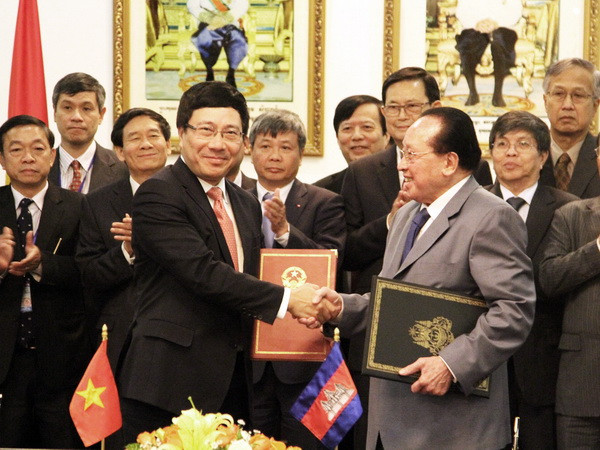 Thống nhất chương trình kỳ họp 14 Ủy ban Hỗn hợp Việt Nam-Campuchia ảnh 1