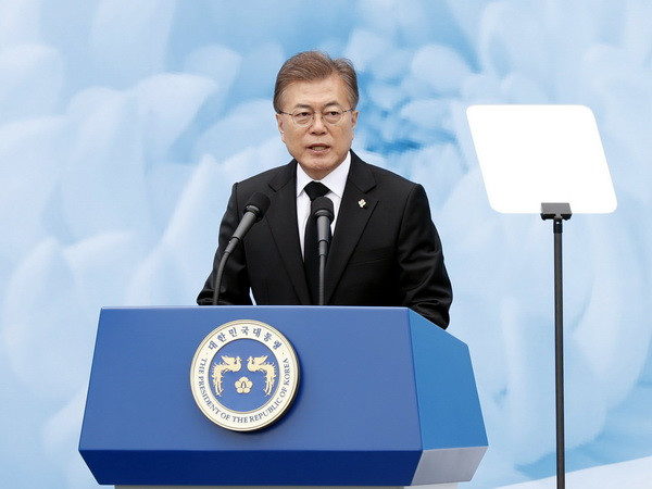 Tổng thống Hàn Quốc Moon Jae-in. (Ảnh: EPA/TTXVN) Tổng thống Hàn Quốc Moon Jae-in chỉ định 5 bộ trưởng mới ảnh 1
