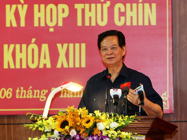 Nguyên Thủ tướng Nguyễn Tấn Dũng tiếp xúc cử tri Hải Phòng ảnh 1