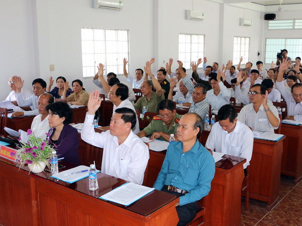 Hội nghị hiệp thương lần 3 lập danh sách chính thức người ứng cử ảnh 1