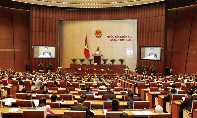 Những hình ảnh về lễ khai mạc Kỳ họp thứ năm, Quốc hội khóa XIV ảnh 2