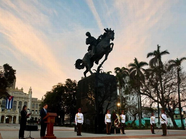 Khánh thành bức tượng anh hùng Jose Marti tại thủ đô Cuba ảnh 1