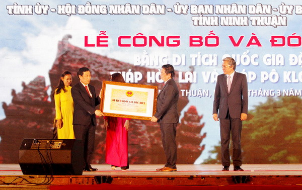 Tháp Chăm Ninh Thuận được công nhận di tích cấp Quốc gia đặc biệt ảnh 1