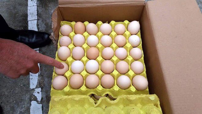 Bắt hai vụ vận chuyển gần 2 vạn quả trứng gà lậu ở Móng Cái trong đêm ảnh 1