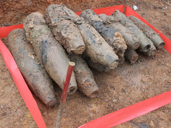 Yên Bái tiêu hủy 109 vật liệu nổ gồm cả bom và đạn cối ảnh 1