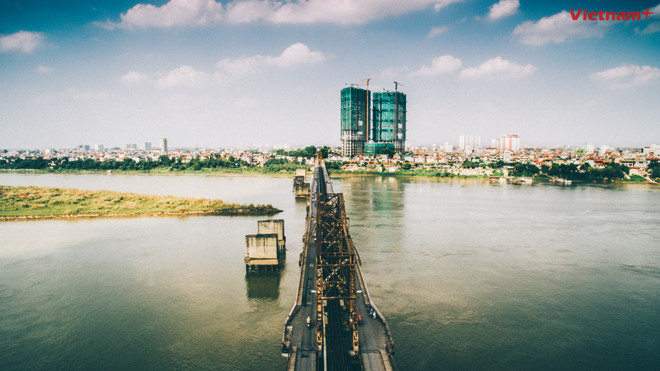 [Drone Photo] Hà Nội và cây cầu "bất tử" trong lòng người Thủ đô ảnh 8