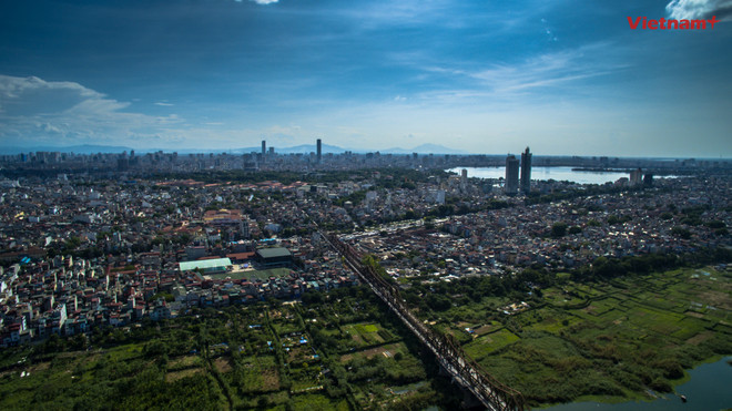 [Drone Photo] Hà Nội và cây cầu "bất tử" trong lòng người Thủ đô ảnh 4