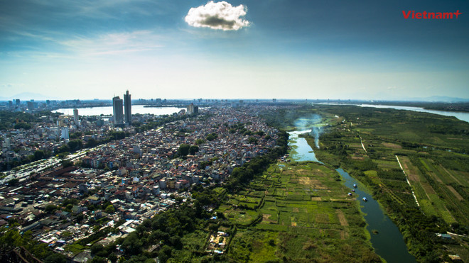 [Drone Photo] Hà Nội và cây cầu "bất tử" trong lòng người Thủ đô ảnh 5