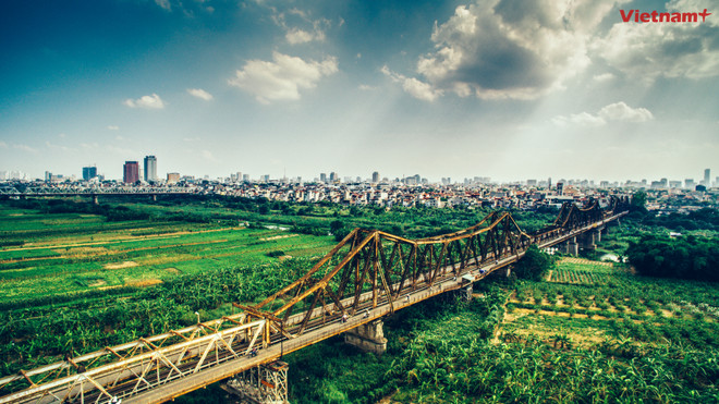 [Drone Photo] Hà Nội và cây cầu "bất tử" trong lòng người Thủ đô ảnh 9