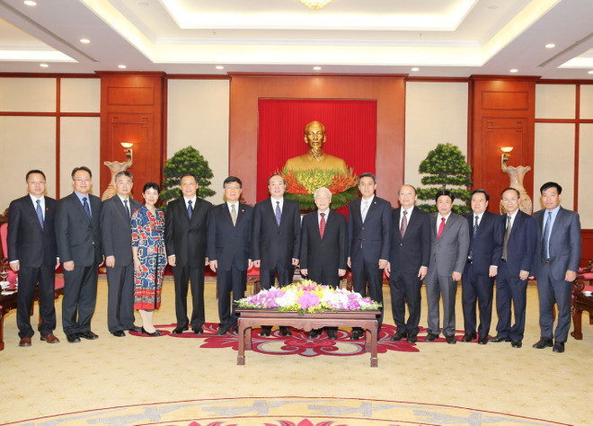 Tổng Bí thư Nguyễn Phú Trọng tiếp đoàn Đảng Cộng sản Trung Quốc ảnh 2