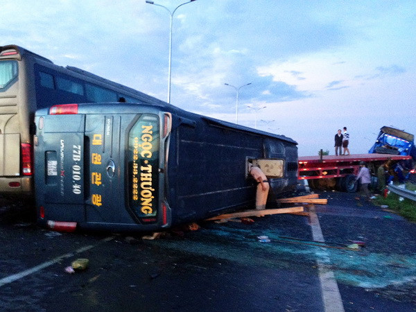 Kiểm tra hoạt động công ty có xe trong tai nạn liên hoàn ở Đồng Nai ảnh 1