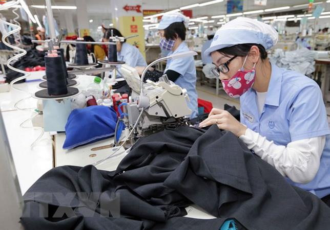 May hàng xuất khẩu. (Ảnh: Trần Việt/TTXVN) Các doanh nghiệp đề xuất 108 giải pháp tiết kiệm năng lượng ảnh 1
