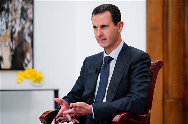 Tổng thống Syria Bashar al- Assad. (Ảnh: AFP/TTXVN) Syria chỉ trích các biện pháp trừng phạt mới của Mỹ ảnh 1
