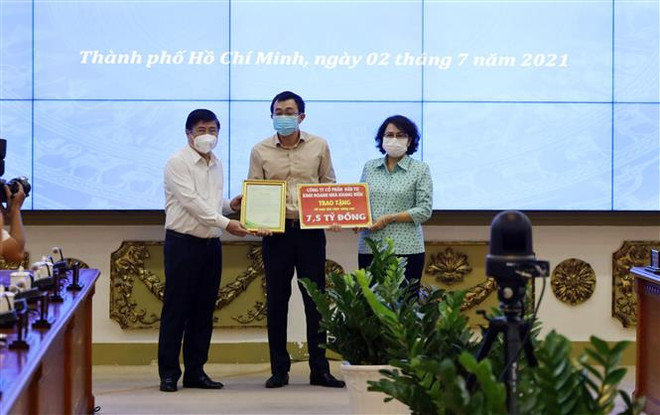 ​TP.HCM tiếp nhận hơn 279 tỷ đồng ủng hộ phòng, chống dịch COVID-19 ảnh 1