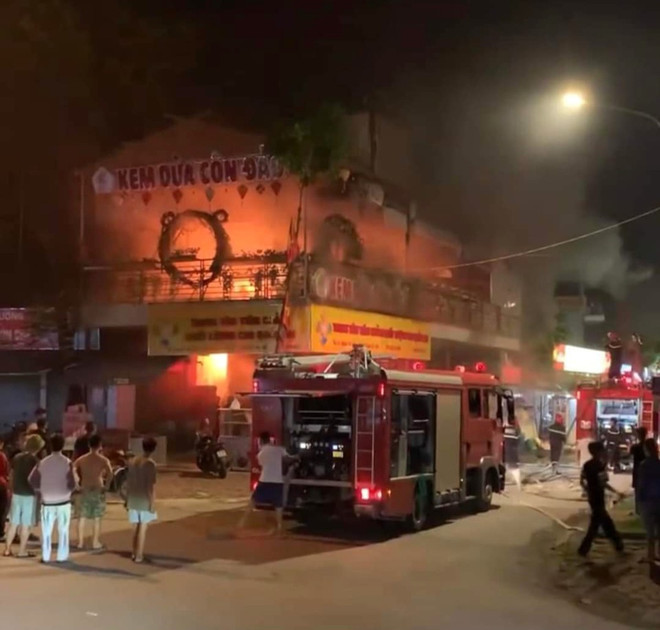 Hà Nội: Cháy tại Trung tâm tiêm chủng chất lượng cao Quốc Oai ảnh 1