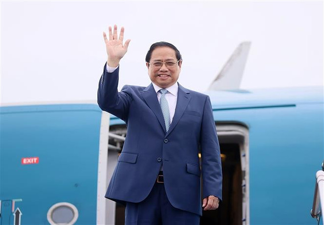Thủ tướng Phạm Minh Chính lên đường dự Hội nghị CABIS ở Trung Quốc ảnh 1