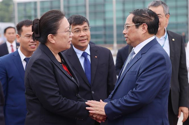 Thủ tướng Phạm Minh Chính lên đường dự Hội nghị CABIS ở Trung Quốc ảnh 2