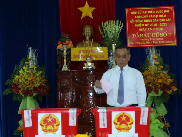 Bình Dương bầu đủ số lượng đại biểu Quốc hội và HĐND tỉnh ảnh 1