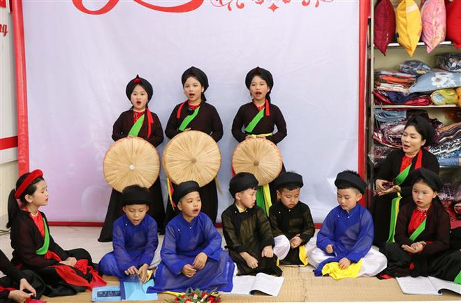 Đến xã Hoàn Sơn thăm nơi ươm mầm tài năng Quan họ nhí ảnh 1