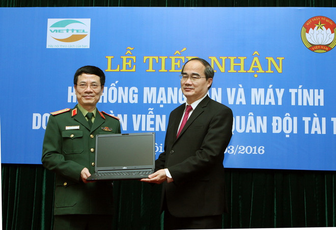 Viettel hỗ trợ Mặt trận Tổ quốc mạng LAN và máy tính để bầu cử ảnh 1