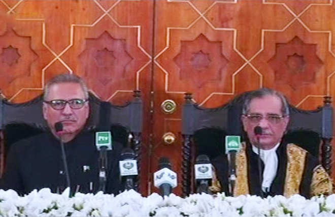 Ông Arif Alvi tuyên thệ nhậm chức tổng thống thứ 13 của Pakistan ảnh 1