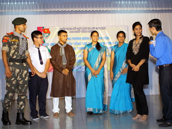 Tổng đội Thiếu sinh quân Ấn Độ thăm Tổng cục Chính trị ảnh 1