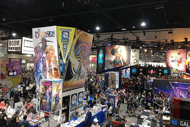 Một phần nhỏ của sàn triển lãm tại Comic-Con của năm trước. (Nguồn: kpbs) Mỹ hủy sự kiện San Diego Comic-Con 2020 do dịch COVID-19 ảnh 1