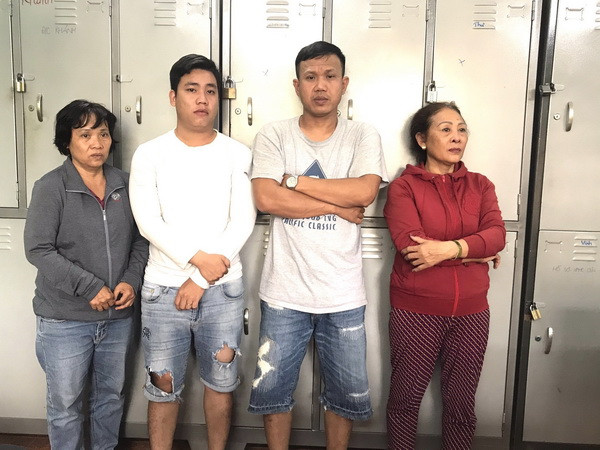 Tạm giữ hình sự 4 đối tượng cho vay lãi nặng ở thành phố Biên Hòa ảnh 1