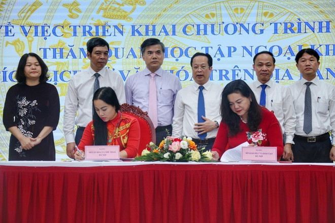 Hà Nội triển khai chương trình giáo dục di sản cho học sinh ảnh 1