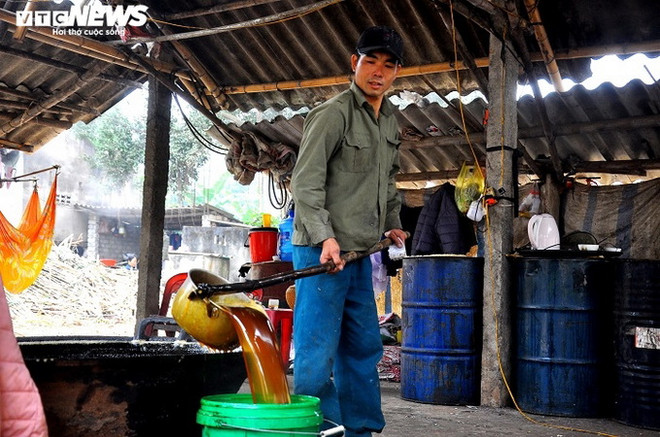 Thủ phủ mật mía nổi tiếng xứ Thanh đỏ lửa ngày giáp Tết Nguyên đán ảnh 2