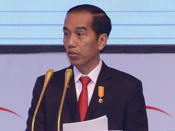 Tổng thống Indonesia Joko Widodo. (Ảnh: AFP/TTXVN) Indonesia cứng rắn hơn với Trung Quốc trong tranh chấp Biển Đông ảnh 1