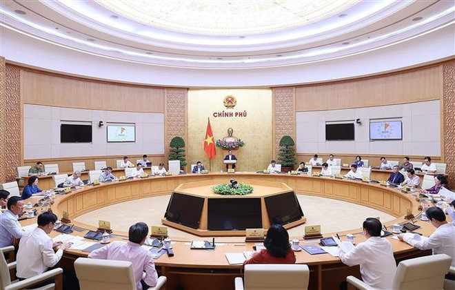 Quang cảnh phiên họp. (Ảnh: Dương Giang/TTXVN) Khẩn trương hoàn thiện thể chế, tránh để ách tắc kéo dài gây bức xúc ảnh 2