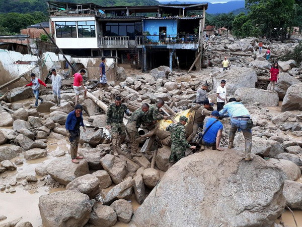 Đã có 200 người thiệt mạng trong vụ lở đất xảy ra tại Colombia ảnh 1