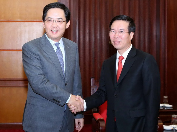 Chiêu đãi kỷ niệm 68 năm Quốc khánh nước Cộng hòa Nhân dân Trung Hoa ảnh 1