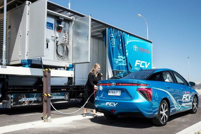 Một trạm tiếp nhiên liệu hydro của Australia. (Nguồn: pv-magazine.com) Australia phát triển mạng lưới trạm tiếp nhiên liệu hydro ảnh 1