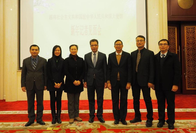 Đại sứ Việt Nam Đặng Minh Khôi gặp gỡ báo giới Trung Quốc ảnh 2