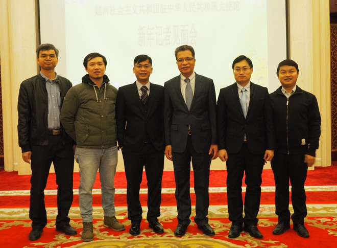 Đại sứ Việt Nam Đặng Minh Khôi gặp gỡ báo giới Trung Quốc ảnh 3