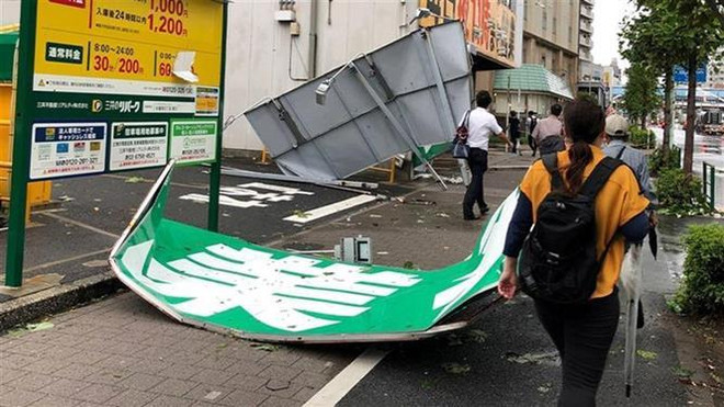 Siêu bão Faxai khiến giao thông Nhật Bản tê liệt nghiêm trọng ảnh 1