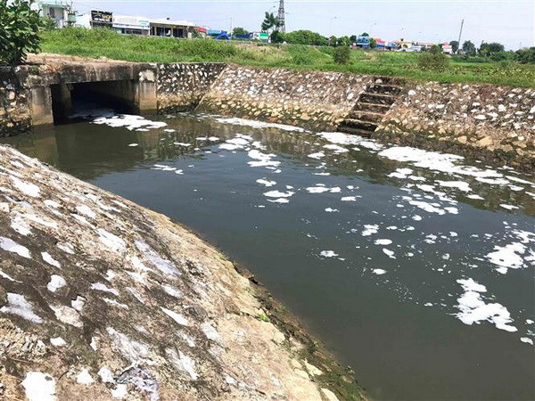 Nam Định: Trạm bơm tiêu úng xả thải gây ô nhiễm môi trường ảnh 1