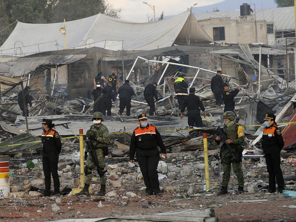 Nổ pháo hoa tại Mexico làm ít nhất 18 người thương vong ảnh 1