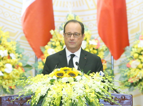 Phát biểu của Tổng thống Pháp Francois Hollande tại tiệc chiêu đãi ảnh 1