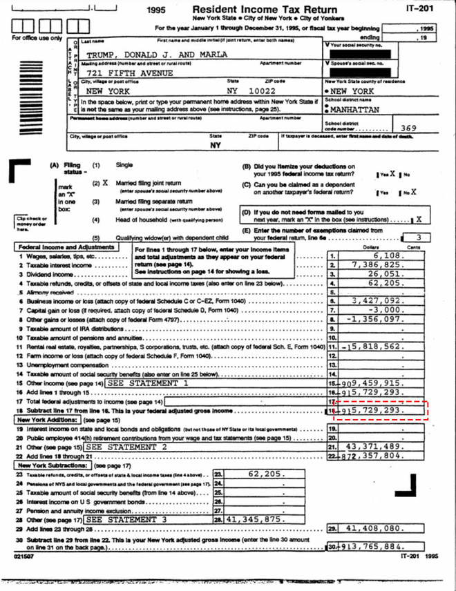 Tình tiết ly kỳ sau vụ lộ hồ sơ thuế chấn động của ông Trump ảnh 2