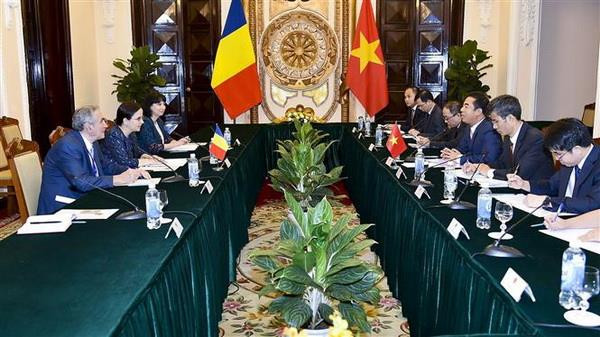 Toàn cảnh buổi tham vấn chính trị giữa Việt Nam và Romania. (Ảnh: TTXVN phát) Tham vấn chính trị giữa hai nước Việt Nam-Romania ảnh 2
