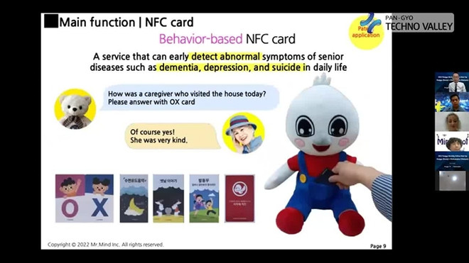 MrMIND giới thiệu robot chăm sóc người già tại sự kiện Gặp gỡ Pangyo ảnh 2
